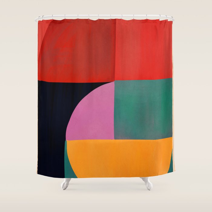 Abstract Shapes 63 Shower Curtain Gallery Image 1