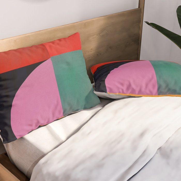 Abstract Shapes 63 Pillow Sham Gallery Image 2
