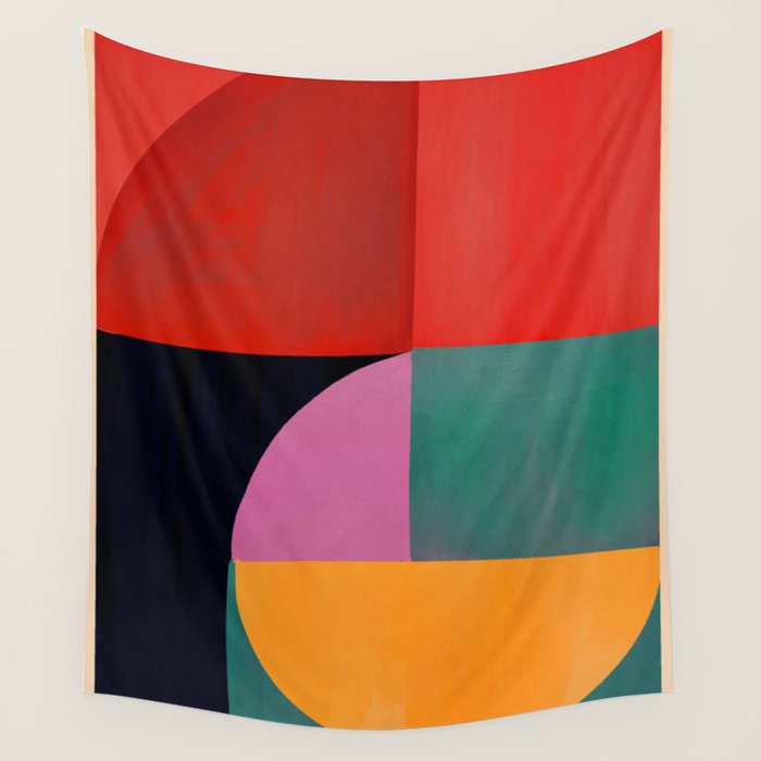 Abstract Shapes 63 Wall Tapestry Gallery Image 4