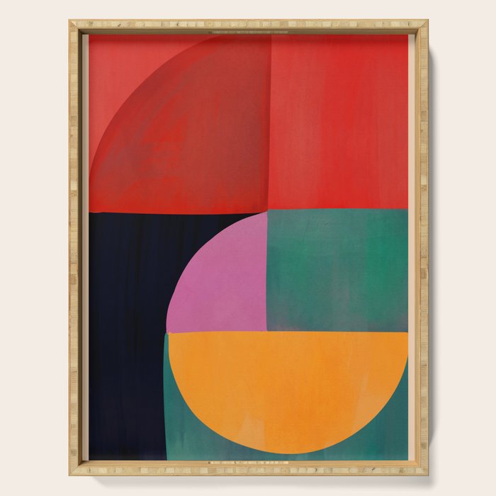 Abstract Shapes 63 Serving Tray Gallery Image 1