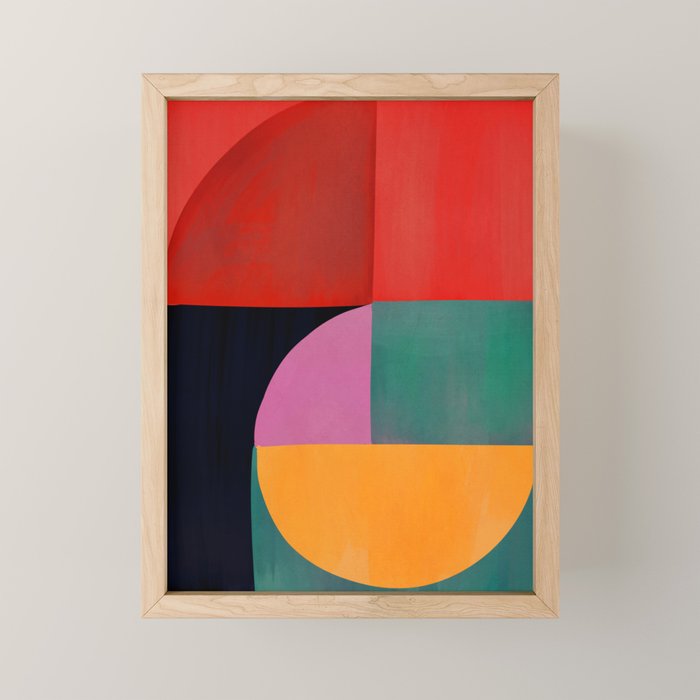 Abstract Shapes 63 Mini Art Print Gallery Image 1