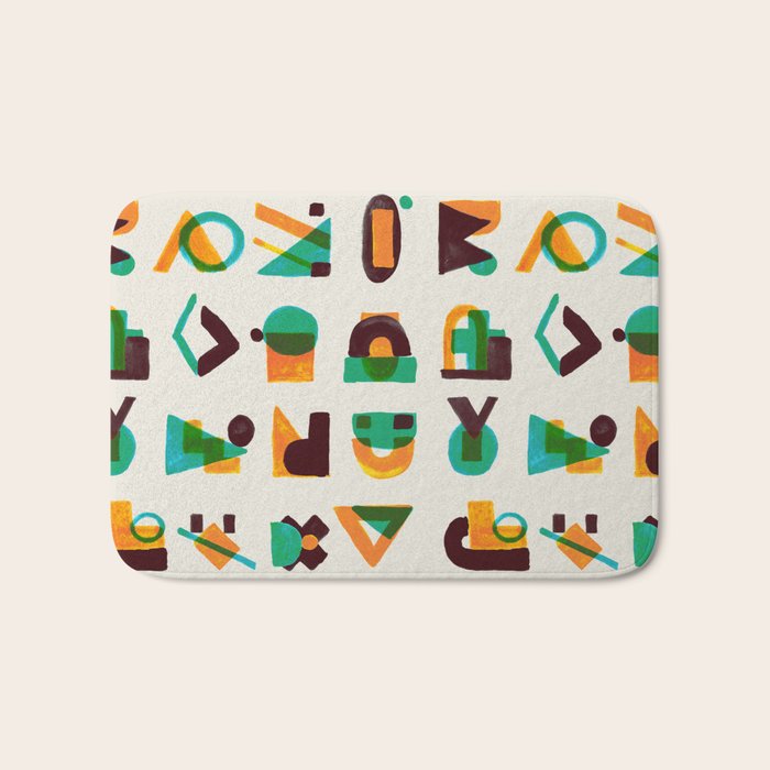 Shape of thoughts Bath Mat Gallery Image 1