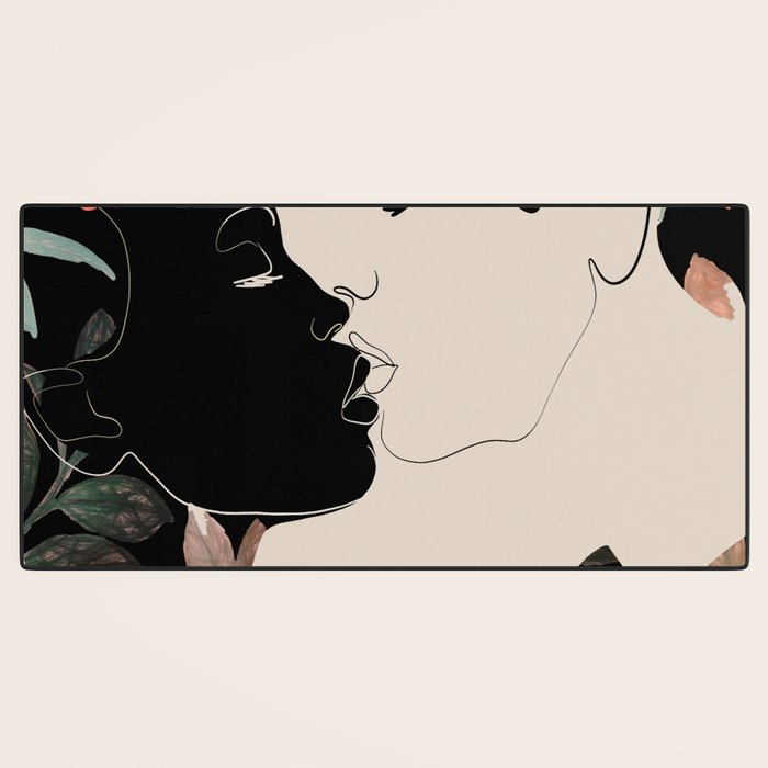 Floral Kiss  Desk Mat Gallery Image 3