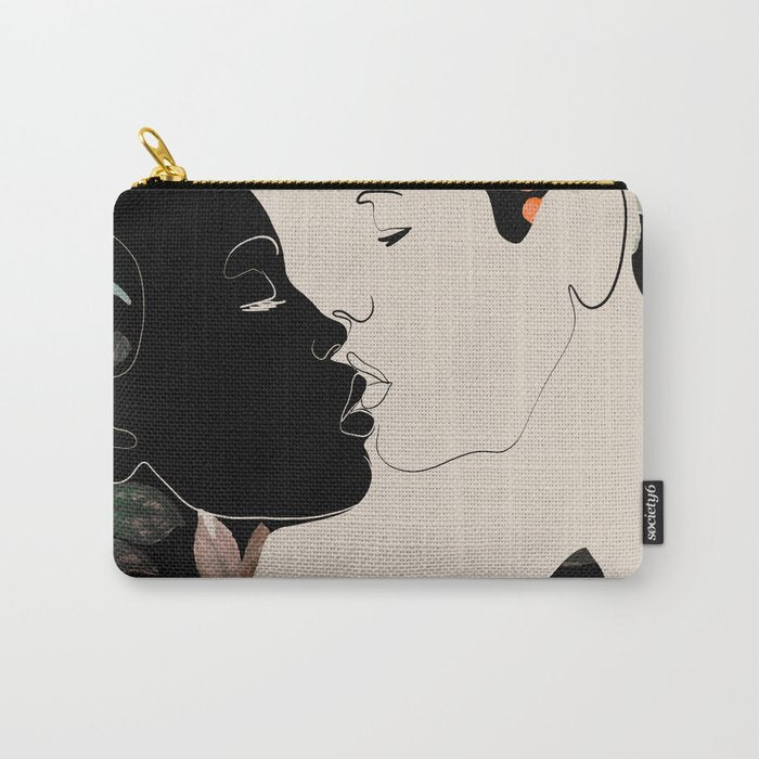 Floral Kiss  Carry All Pouch Gallery Image 1