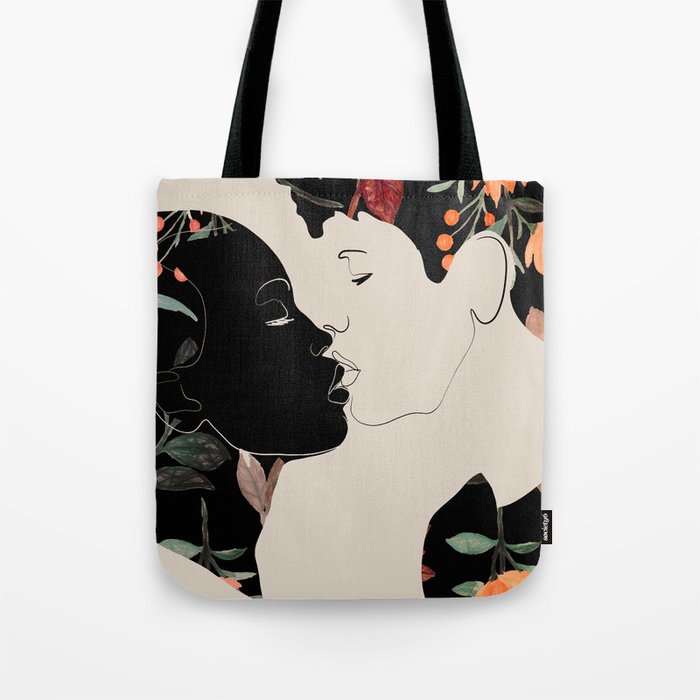 Floral Kiss  Tote Bag Gallery Image 1