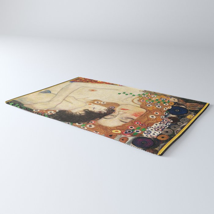 Mother and Baby - Gustav Klimt Rug Gallery Image 3