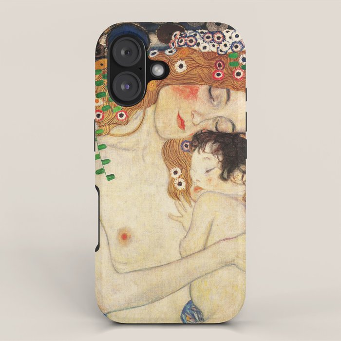 Mother and Baby - Gustav Klimt iPhone Case Gallery Image 1