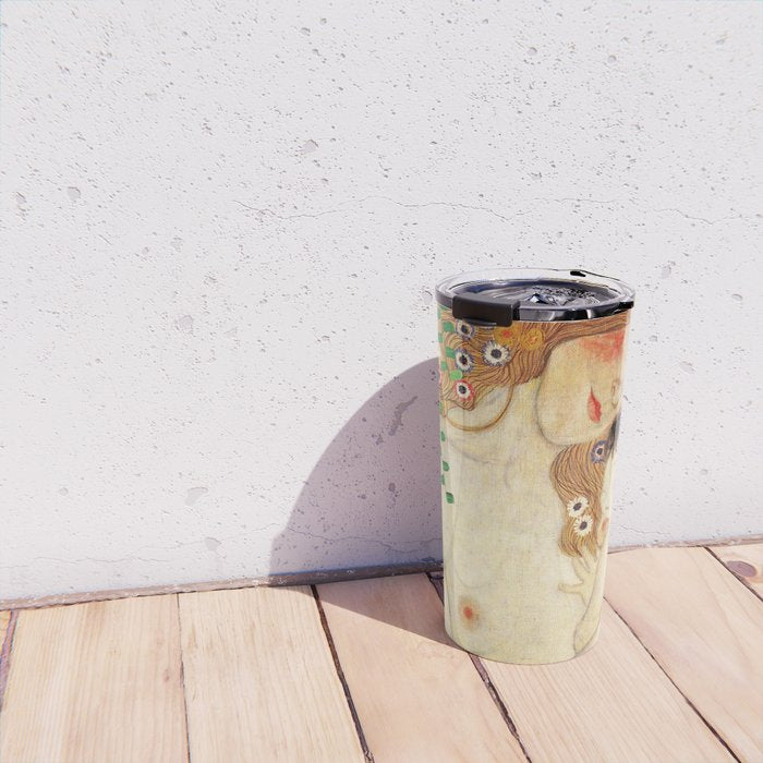 Mother and Baby - Gustav Klimt Travel Mug Gallery Image 4