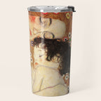 Mother and Baby - Gustav Klimt Travel Mug Gallery Image 2