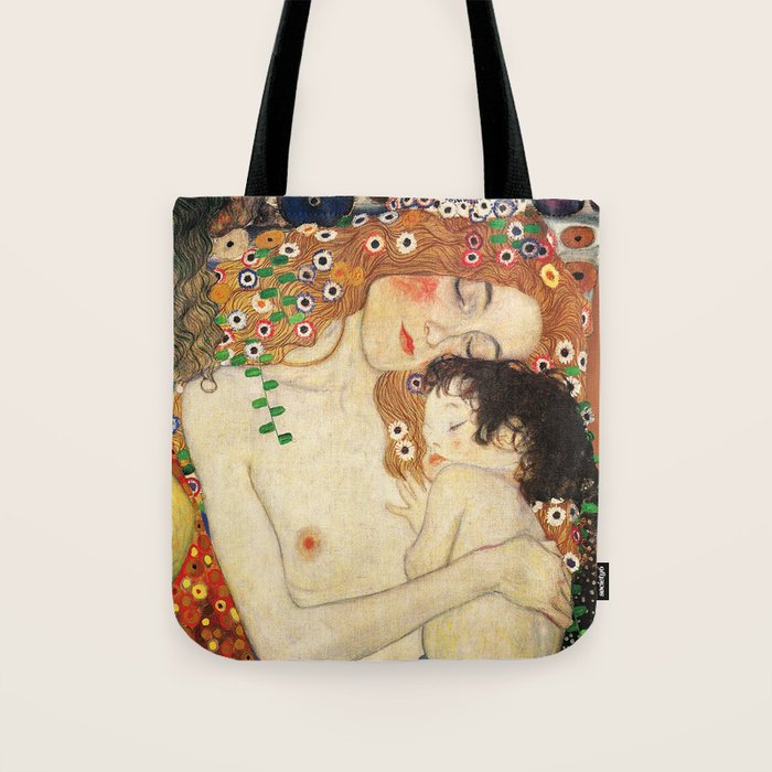Mother and Baby - Gustav Klimt Tote Bag Gallery Image 1