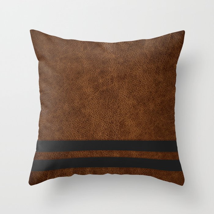Leather Hide Throw Pillow Gallery Image 6