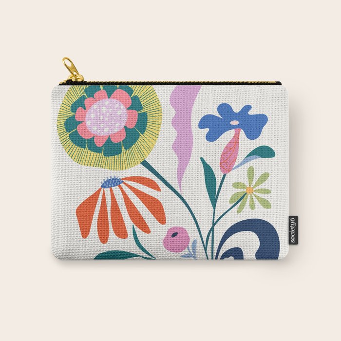 Flower market Carry All Pouch Gallery Image 1