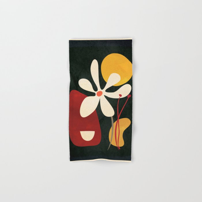 Abstract Daisy 01 Bath Towel Gallery Image 1