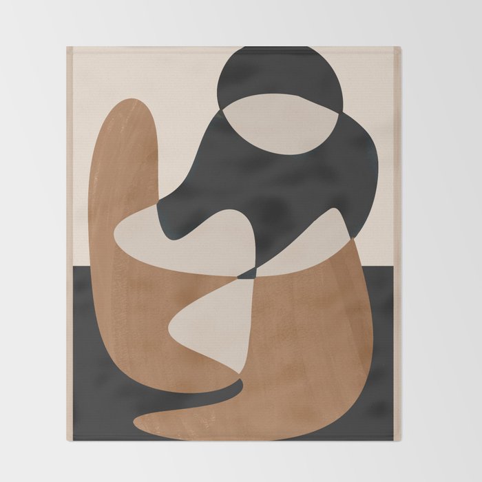 Abstract Figure 3 Throw Blanket Gallery Image 2