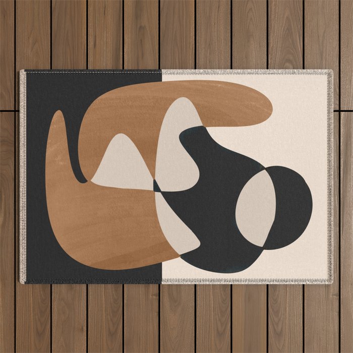 Abstract Figure 3 Outdoor Rug Gallery Image 1