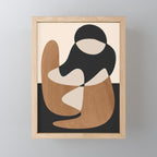 Abstract Figure 3 Mini Art Print Gallery Image 1