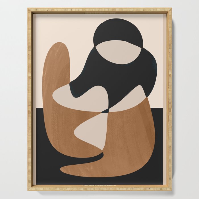 Abstract Figure 3 Serving Tray Gallery Image 1