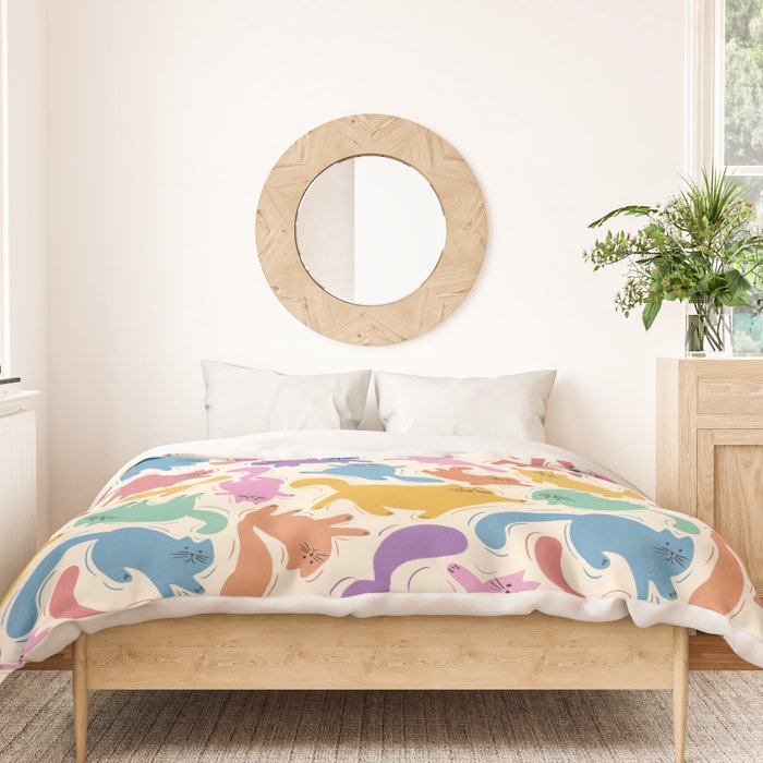 Rainbow Cats Duvet Cover Gallery Image 3