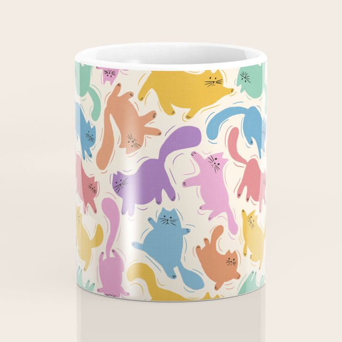 Rainbow Cats Coffee Mug Gallery Image 4