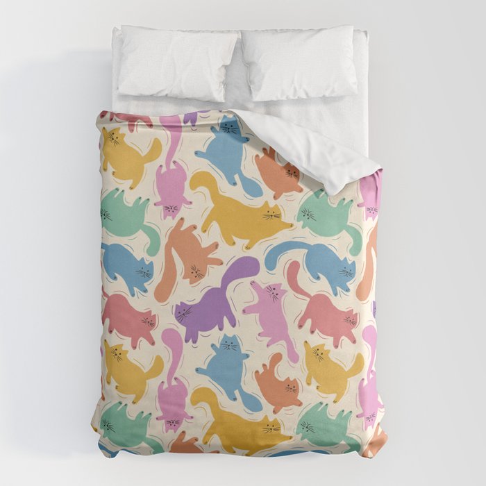 Rainbow Cats Duvet Cover Gallery Image 6