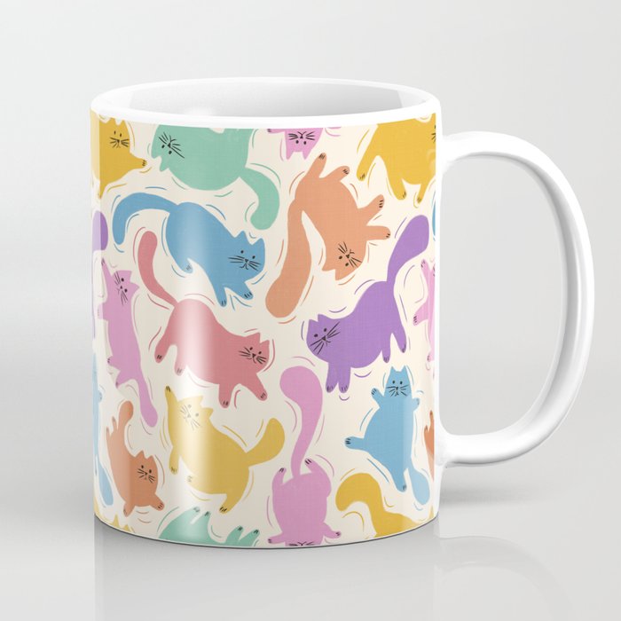 Rainbow Cats Coffee Mug Gallery Image 1