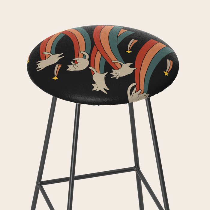 Cat Landscape 164: The Shooting Stars Stool Gallery Image 2