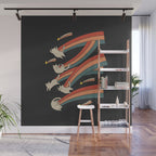 Cat Landscape 164: The Shooting Stars Wall Mural Gallery Image 1