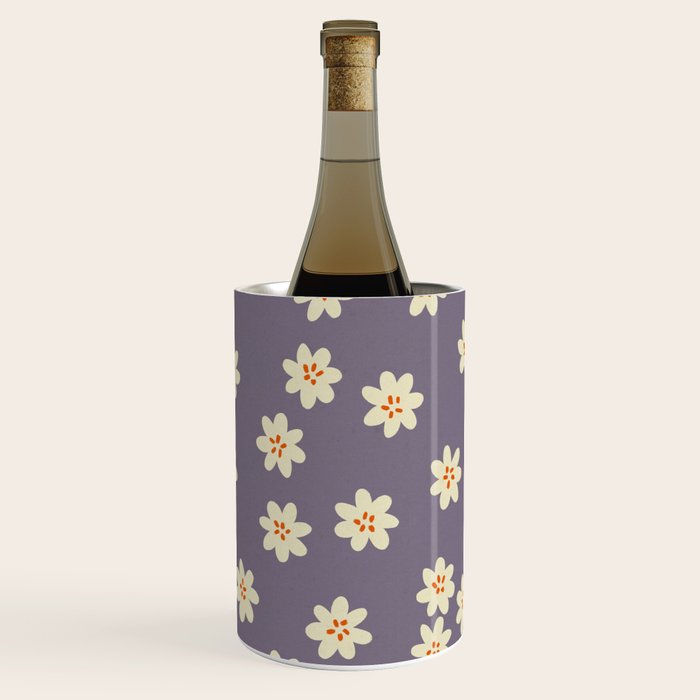 Tiny Flowers / Lavender & Orange Wine Chiller Gallery Image 2