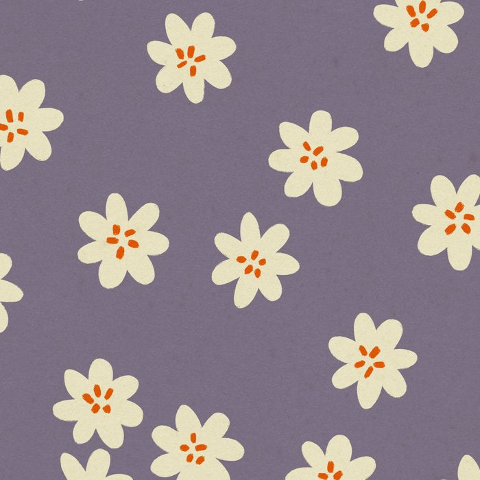 Tiny Flowers / Lavender & Orange Coffee Mug Gallery Image 2