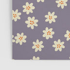 Tiny Flowers / Lavender & Orange Poster Gallery Image 3