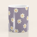 Tiny Flowers / Lavender & Orange Coffee Mug Gallery Image 4
