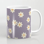 Tiny Flowers / Lavender & Orange Coffee Mug Gallery Image 1