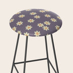 Tiny Flowers / Lavender & Orange Stool Gallery Image 2
