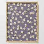 Tiny Flowers / Lavender & Orange Serving Tray Gallery Image 1