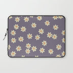 Tiny Flowers / Lavender & Orange Laptop Sleeve Gallery Image 1