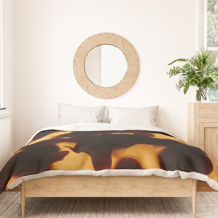 Tortoise Shell | Monarch Duvet Cover Gallery Image 3