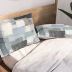 Soft Blue Forms III Pillow Sham Gallery Image 2