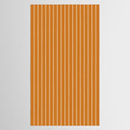 Minimal Arch XXII Bright 70s Orange Modern Geometric Lines Tablecloth Gallery Image 2