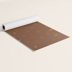 Southwestern Symbolic Pattern in Rust & Tan Yoga Mat Gallery Image 2