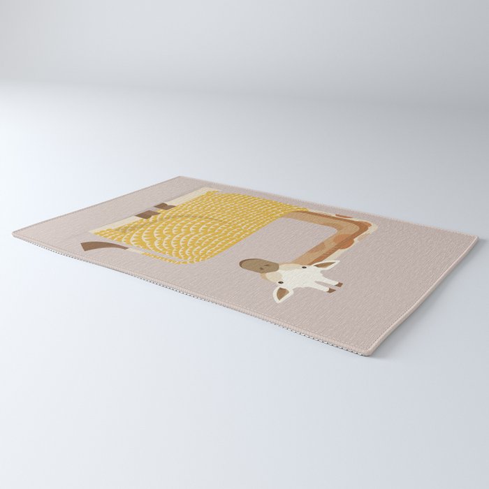 Whimsical Giraffe Rug Gallery Image 3