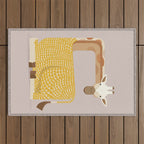 Whimsical Giraffe Outdoor Rug Gallery Image 1