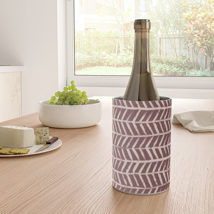 Simple Hand Drawn Pattern #9 Wine Chiller Gallery Image 4