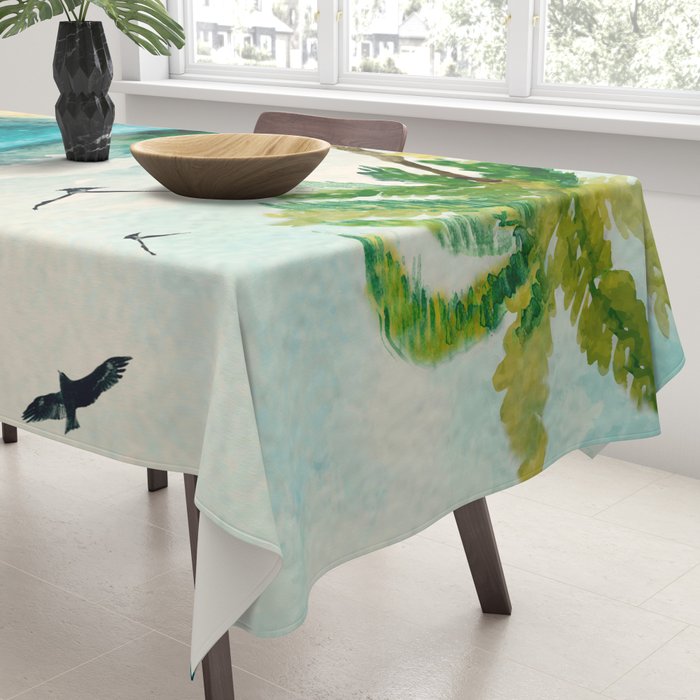 Palm Trees 1 Tablecloth Gallery Image 3