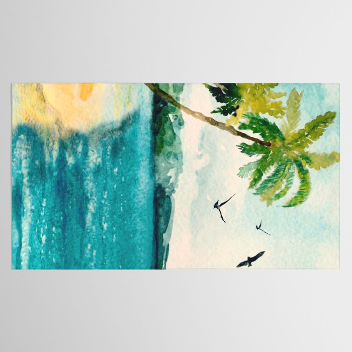 Palm Trees 1 Tablecloth Gallery Image 2