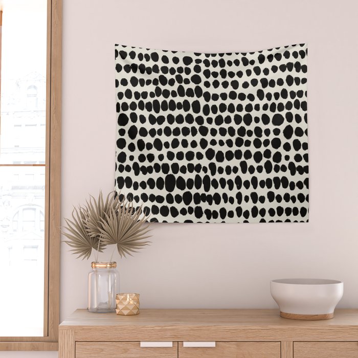 Irregular Polka Dot Pattern #1 Wall Tapestry Gallery Image 2