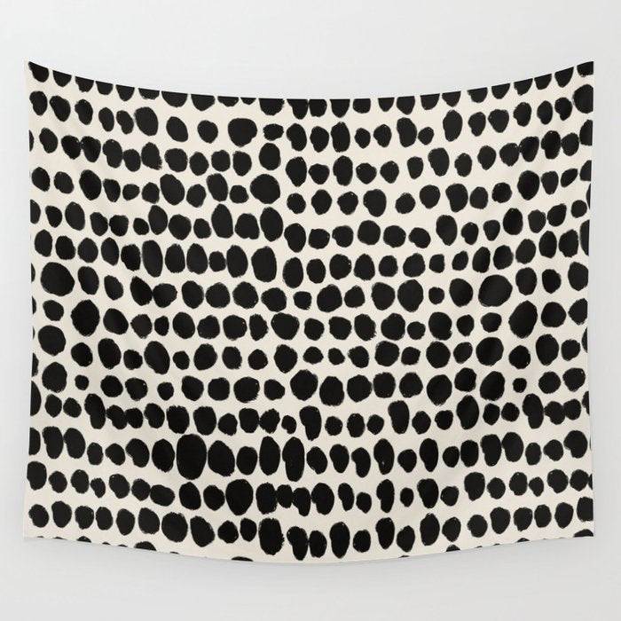 Irregular Polka Dot Pattern #1 Wall Tapestry Gallery Image 1