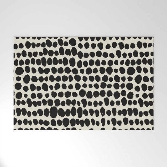 Irregular Polka Dot Pattern #1 Welcome Mat Gallery Image 1