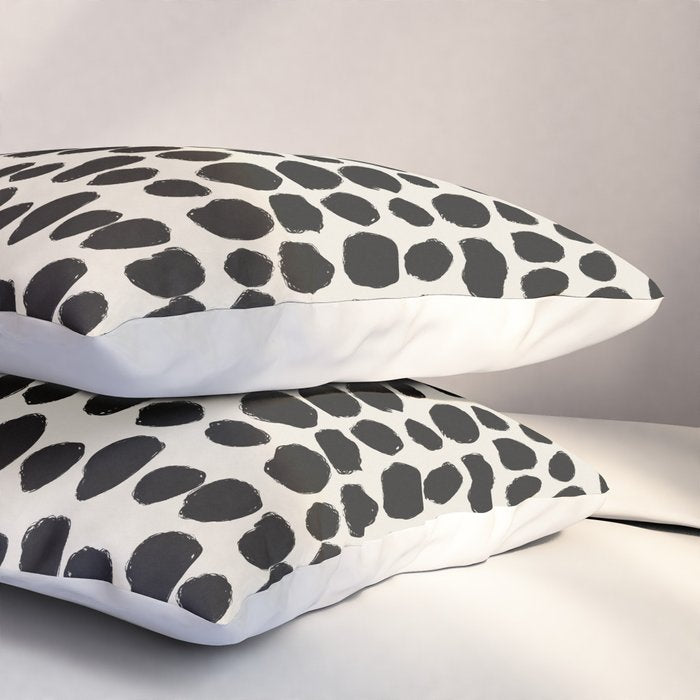 Irregular Polka Dot Pattern #1 Pillow Sham Gallery Image 3