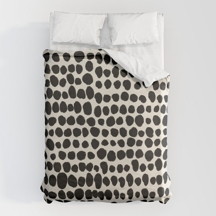 Irregular Polka Dot Pattern #1 Duvet Cover Gallery Image 1