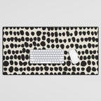 Irregular Polka Dot Pattern #1 Desk Mat Gallery Image 1